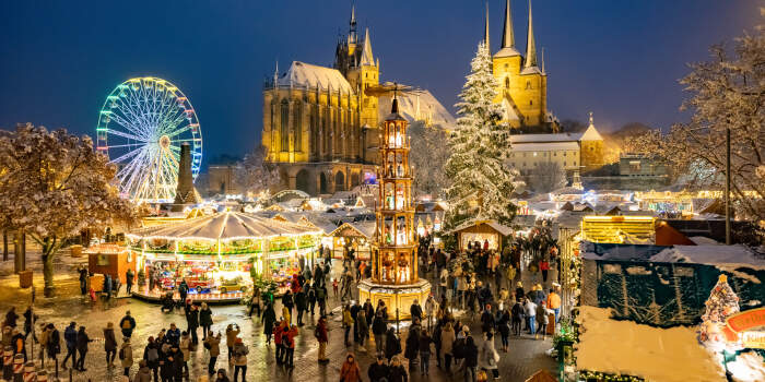 174. Erfurter Weihnachtsmarkt eröffnet am 26. November