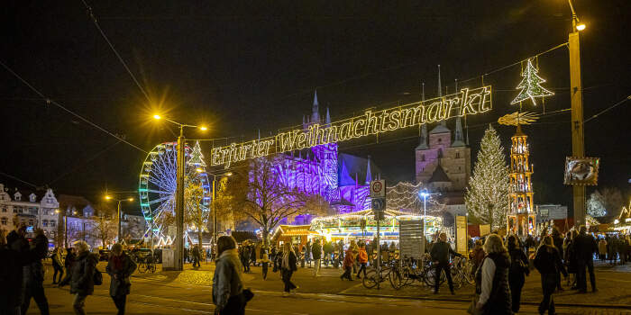 : Erfurter Weihnachtsmarkt öffnet wieder